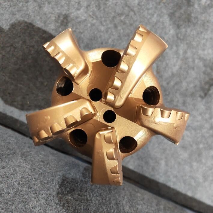 Специализированные 5 Wings Pile Foundation Geological Drilling Steel Body PDC Diamond Bit для бурения